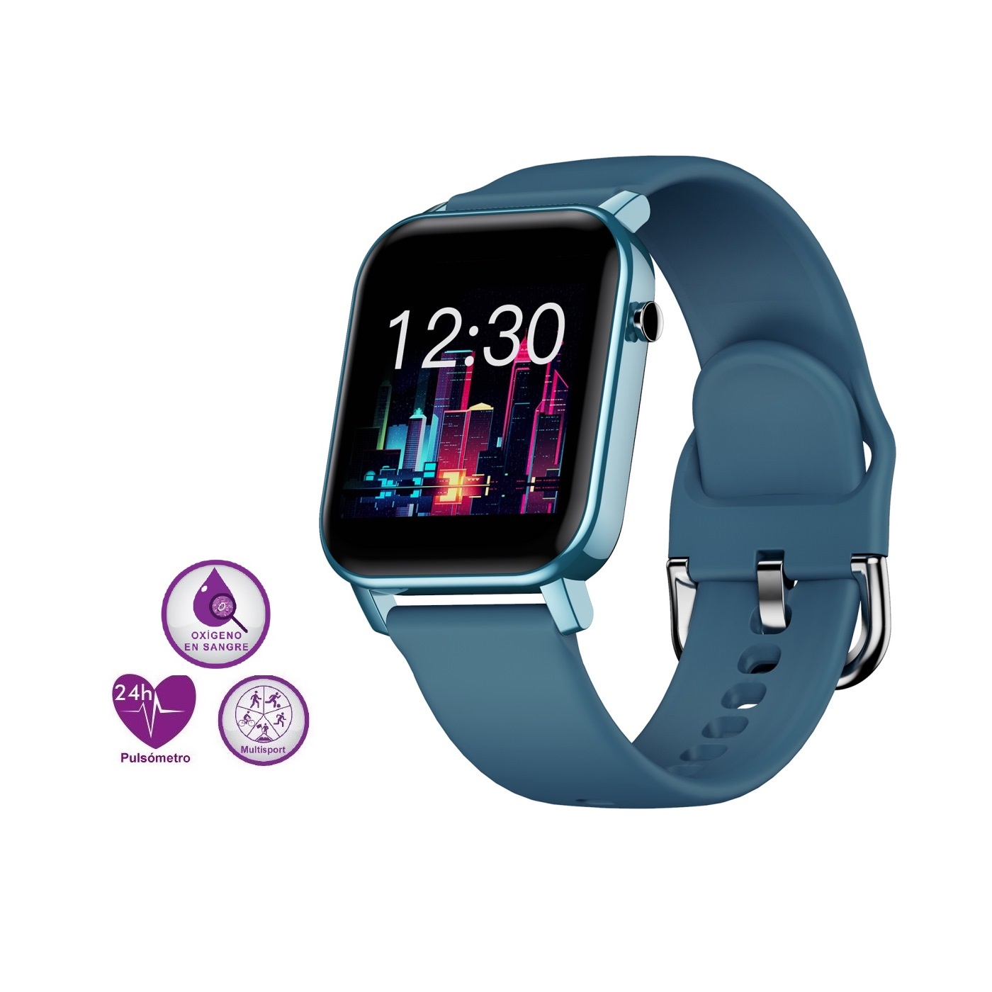 LEOTEC RELOJ INTELIGENTE MULTISPORT BLUE COOL