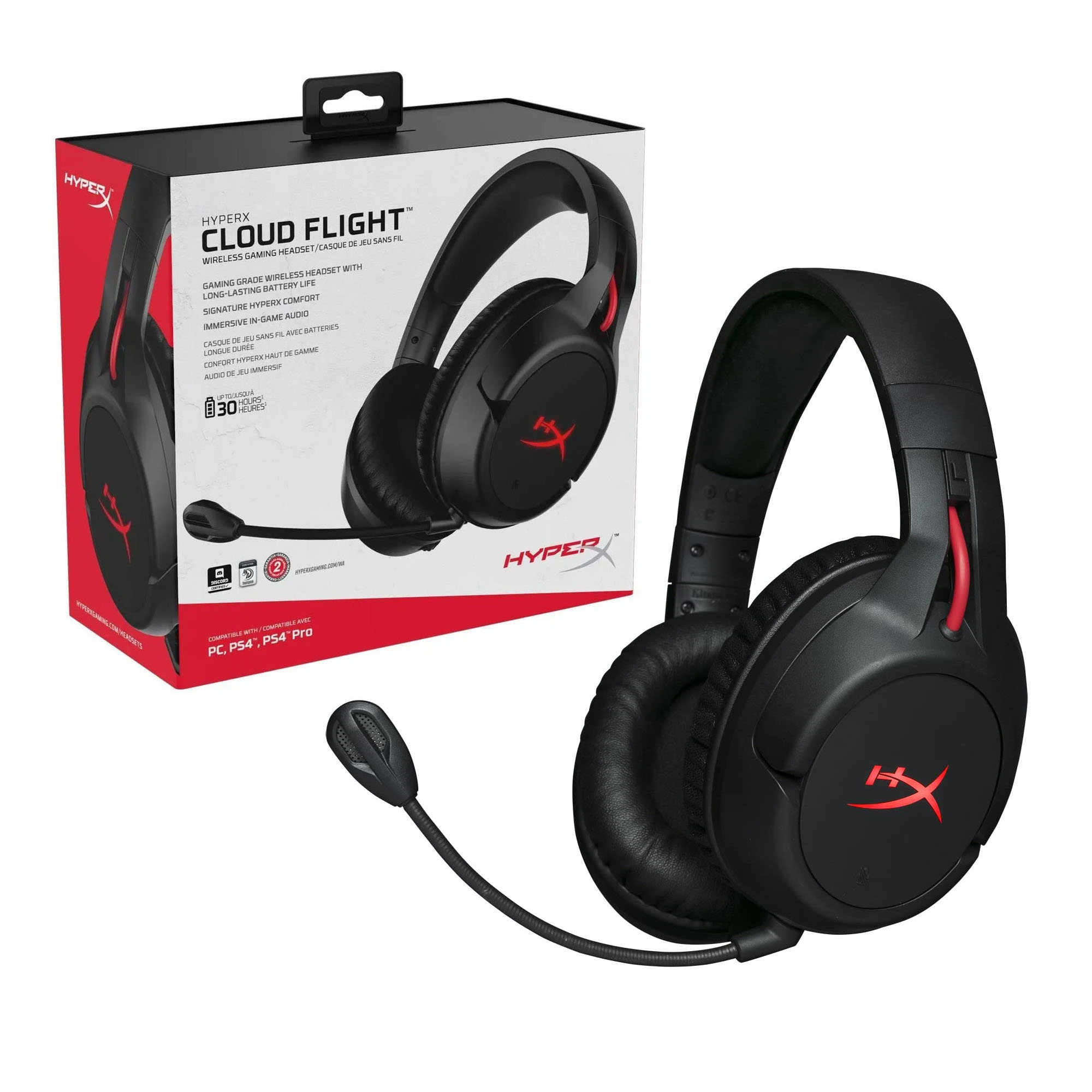 Ripley - AUDÍFONOS HYPERX CLOUD FLIGHT INALÁMBRICOS