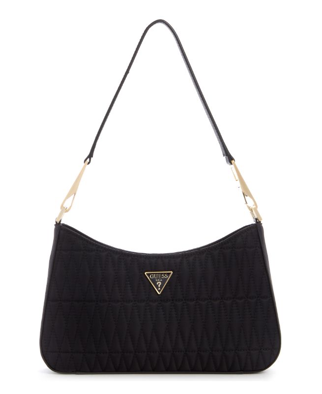 Ripley - CARTERA GUESS LAYLA TOP ZIP SHOULDER BAG BLA NEGRO