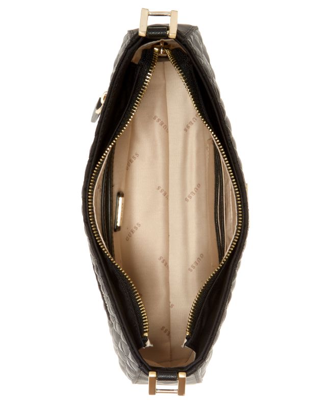 Ripley - CARTERA GUESS LAYLA TOP ZIP SHOULDER BAG BLA NEGRO