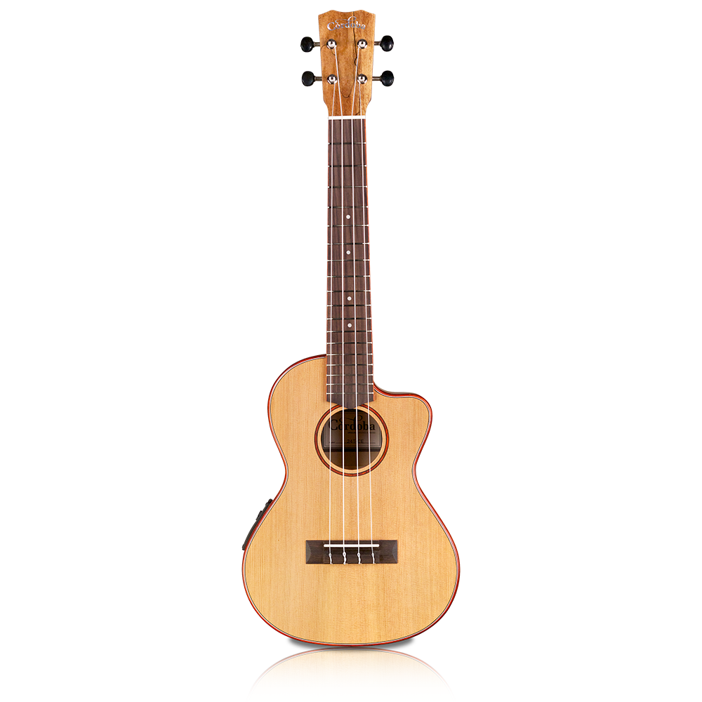 La Colonial Ukelele Baritono Electroacústico Washburn OU52E Colombia