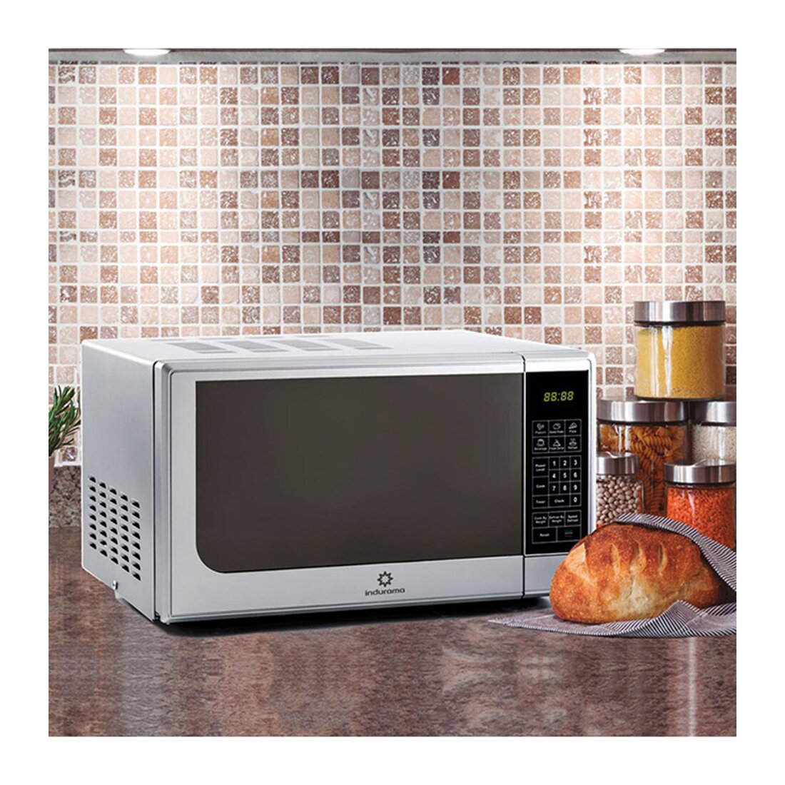 Ripley - INDURAMA HORNO MICROONDA MWI-20CRP 20LTS