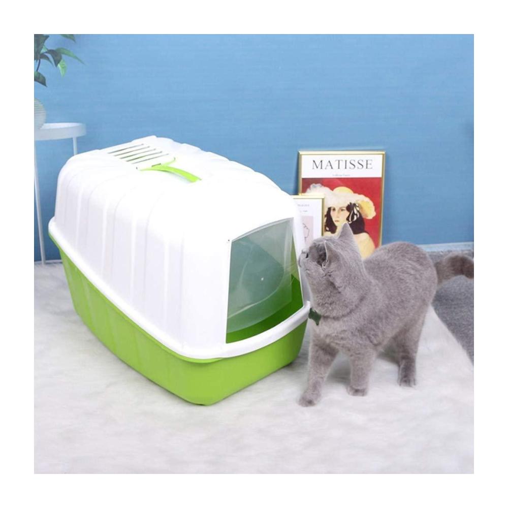 caja arena gatos cerrada