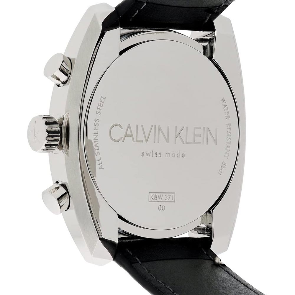 Ripley - RELOJ CALVIN KLEIN ACHIEVE K8W371C1 SUIZO PARA HOMBRE CORREA DE  CUERO NEGRO