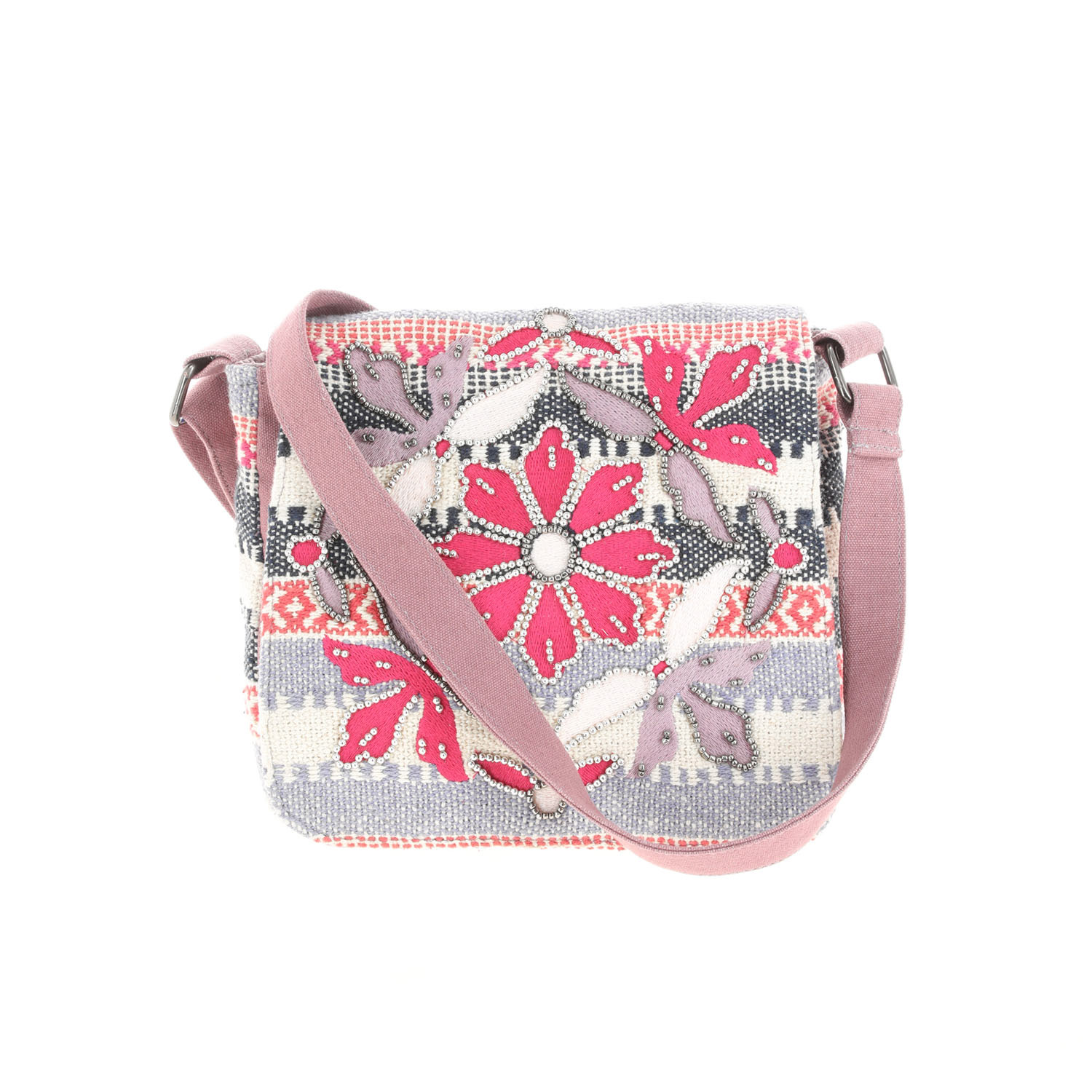 Ripley - CARTERA CRUZADA LILA FANTASY FLORAL BOHO TATIENNE