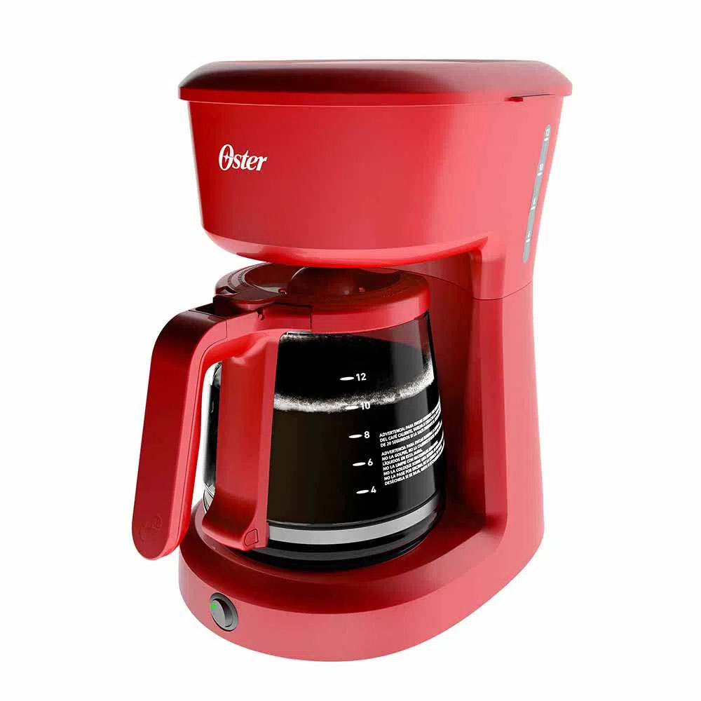 Ripley - OSTER CAFETERA CON FILTRO PERMANENTE 12 TAZAS BVSTDCS12R ROJA