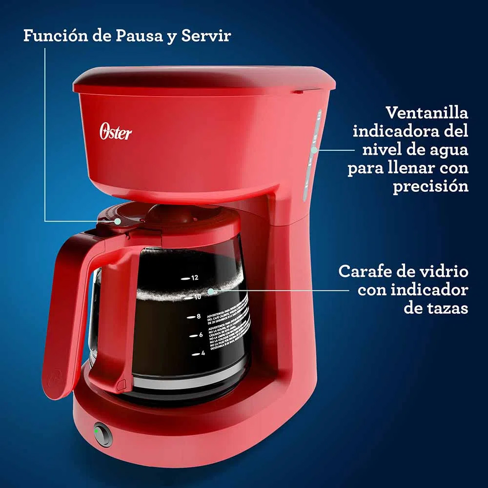 Cafetera de goteo Mainstays 12 Tazas Negra | Walmart en línea