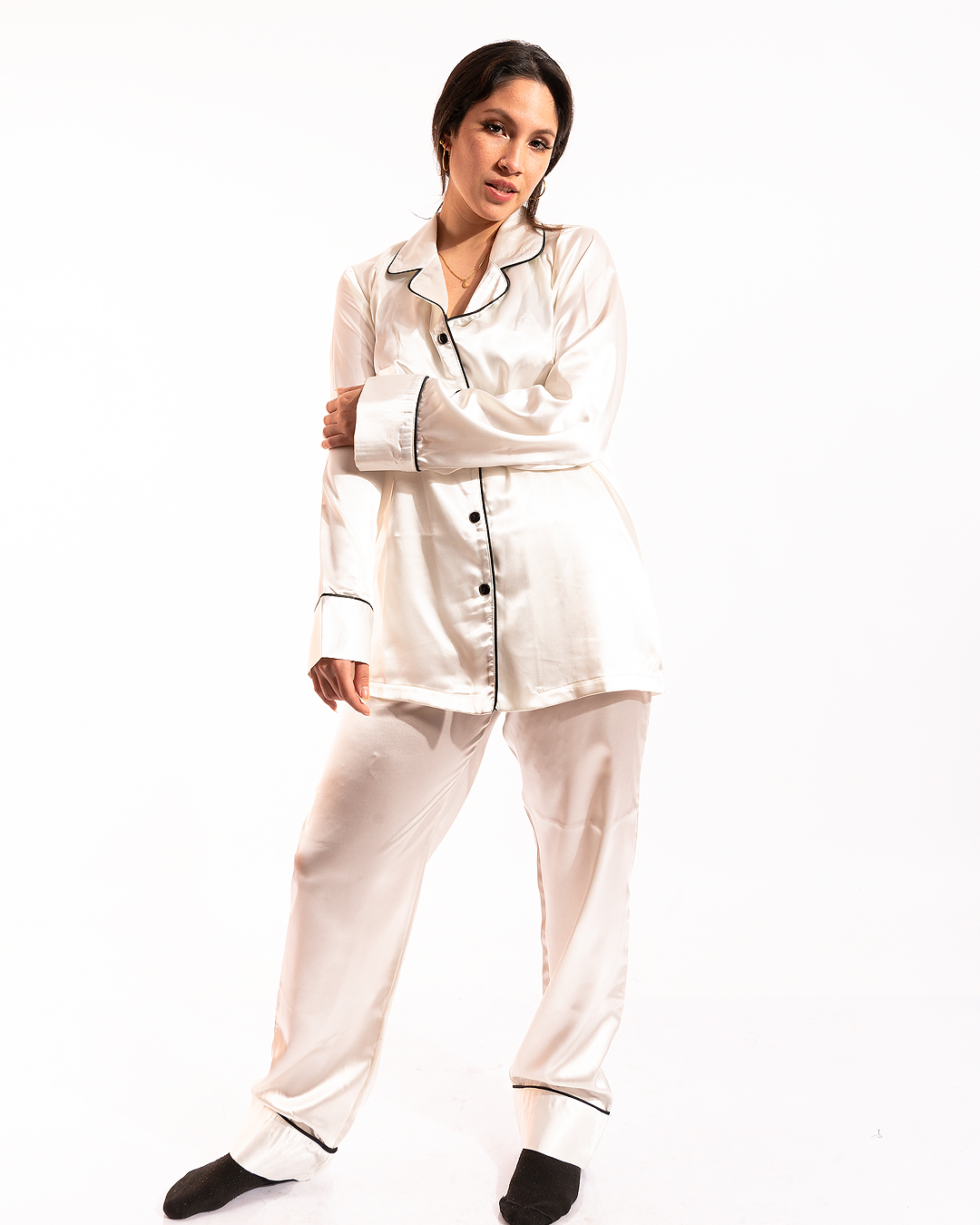 Ripley - PIJAMA MUJER ZORALE MAFER PERLA SATÍN