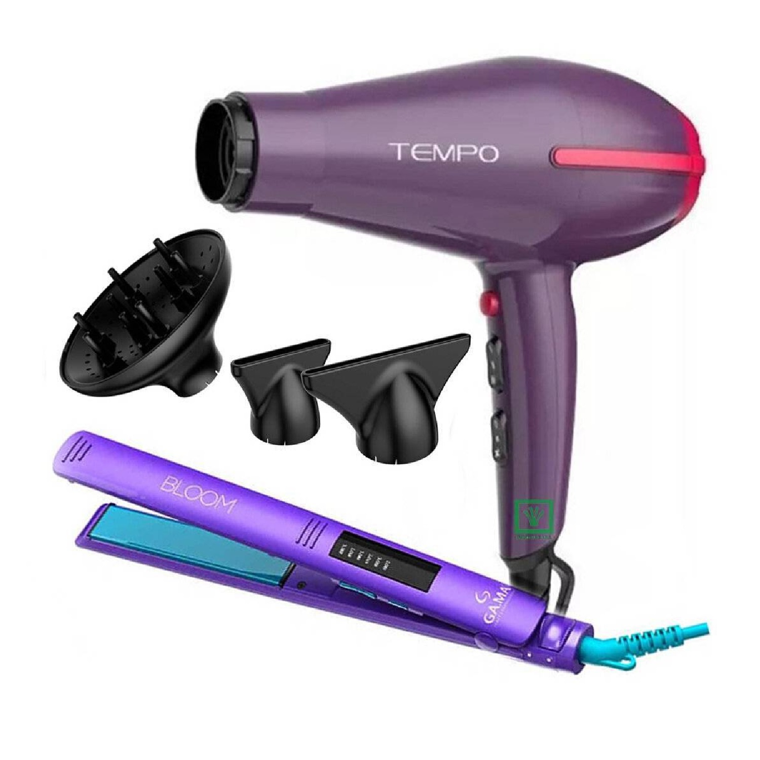 Ripley - SECADORA TEMPO 3D TERAPY+ALISADORA LED BLOOM