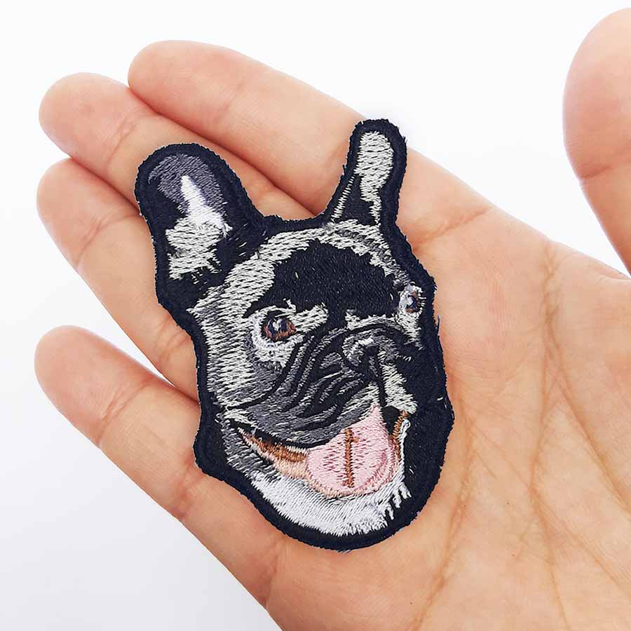 Ripley - PARCHE BORDADO - QALA DISEÑO - PERRO BULLDOG FRANCES