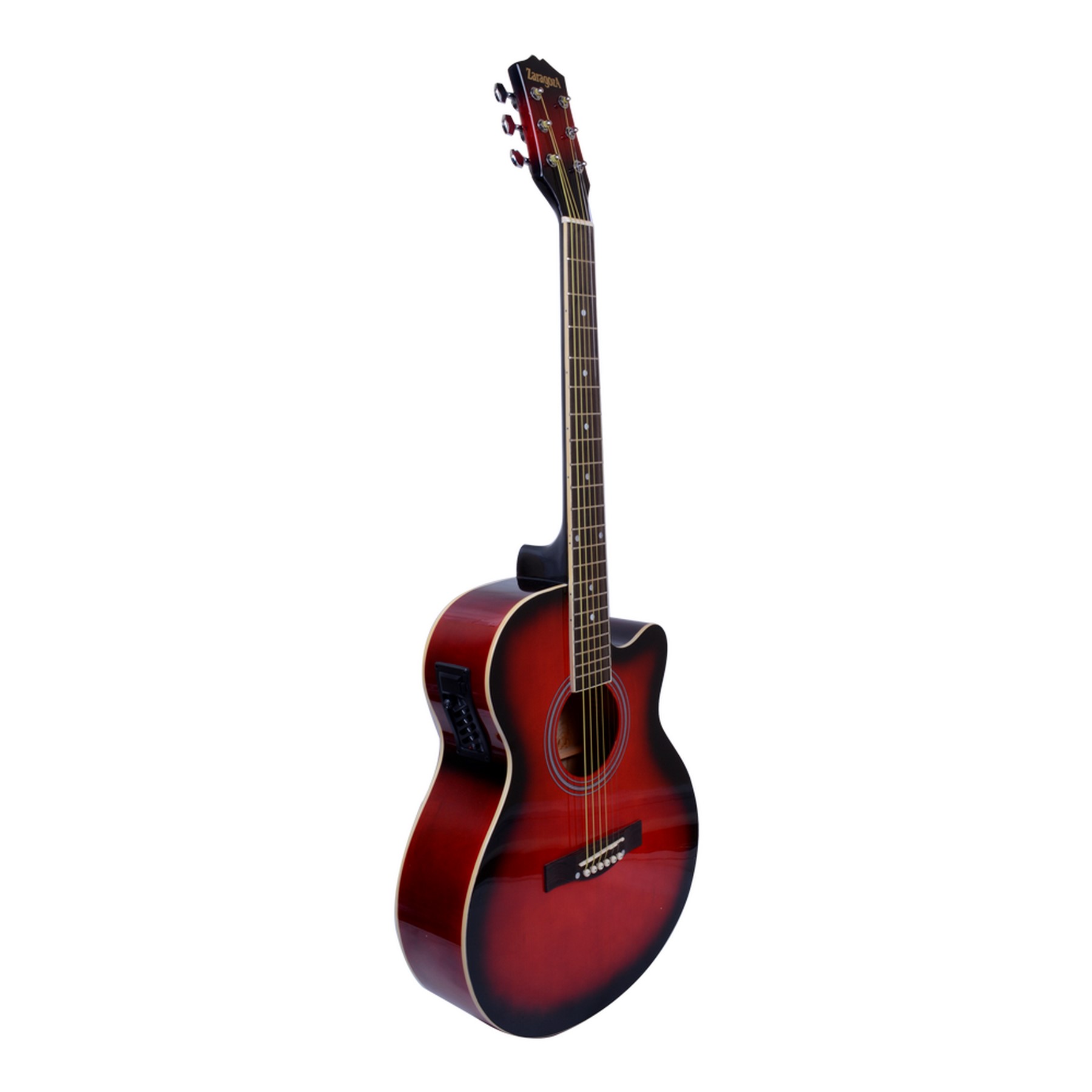 Ripley - GUITARRA ELECTROACUSTICA ROJA ZARAGOZA