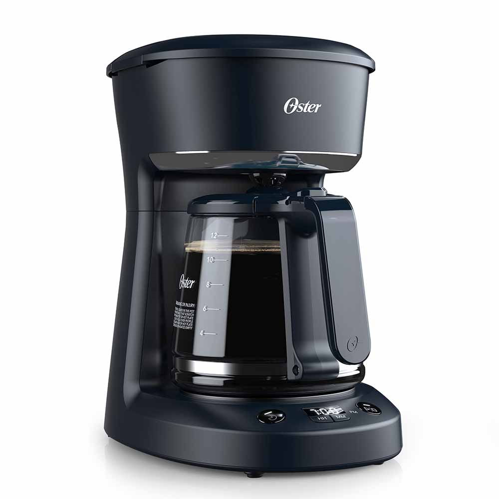 Ripley - CAFETERA 12 TAZAS OSTER CON APAGADO AUTOMATICO BVSTDCP12B-053