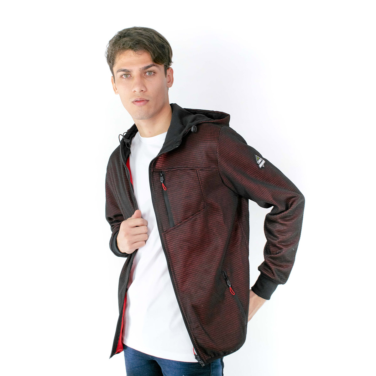 Ripley - POLERA HOMBRE RIFFYRAFF DILLON ROJO