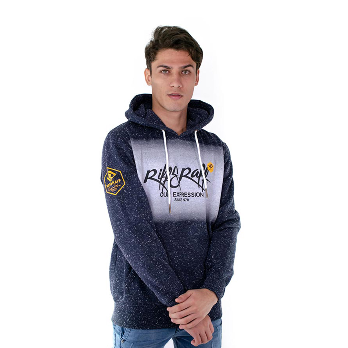 Ripley - POLERA HOMBRE RIFFYRAFF SLAYER AZUL OSCURO
