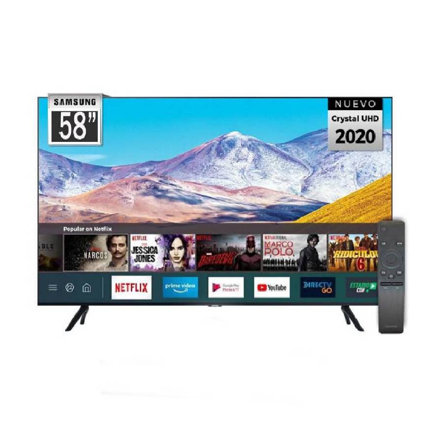 Ripley - TELEVISOR SAMSUNG CRYSTAL UHD 4K SMART TV 58\