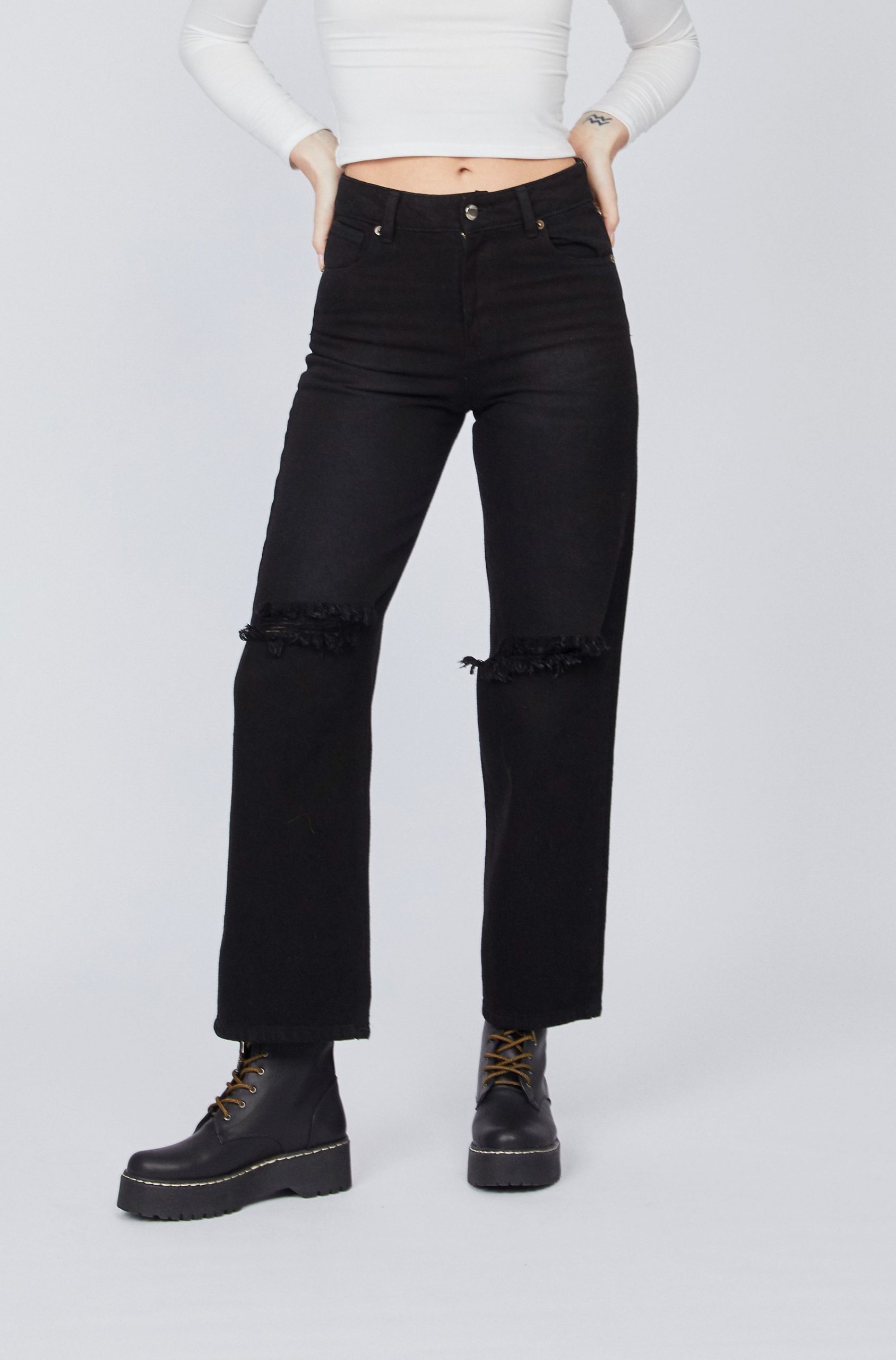 Ripley - BAGGY BOYFRIEND LUVARO MUJER JEAN