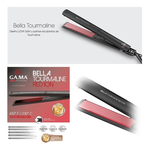 Ripley - PLANCHA ALISADORA GAMA BELLA TOURMALINE RED ION