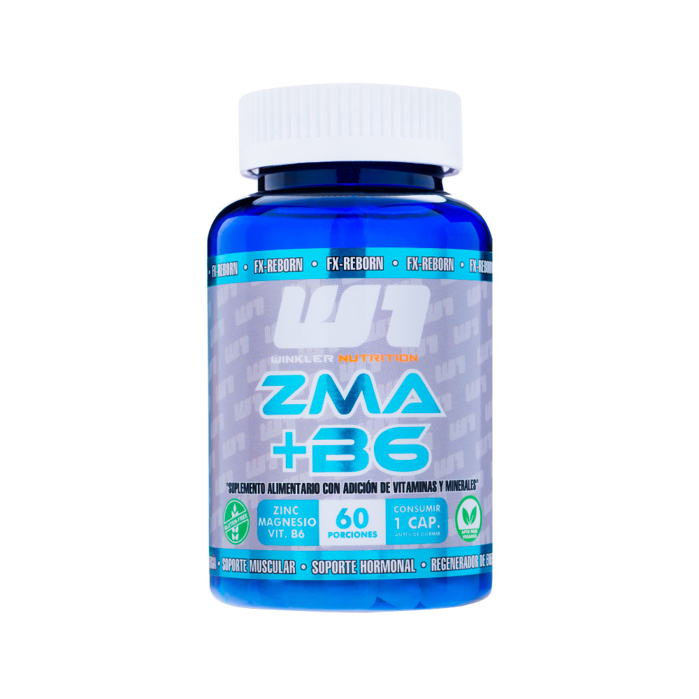 Ripley ZMA +VITAMINA B6 60 CAPSULAS