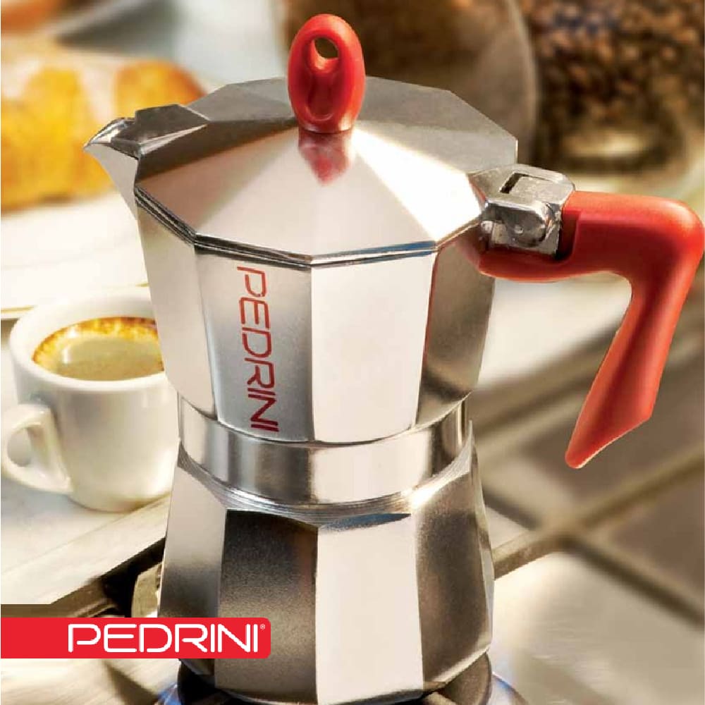 Ripley - CAFETERA MOKA ITALIANA MANGO ROJO 9TZ