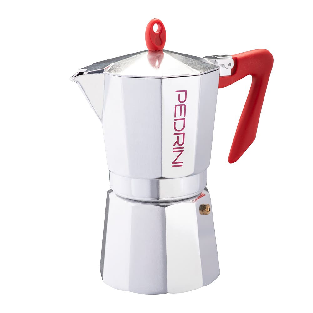 Ripley - CAFETERA MOKA ITALIANA MANGO ROJO 9TZ
