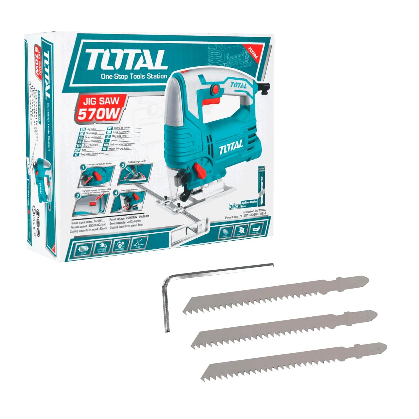 Ripley - TOTAL SIERRA CALADORA 570W 800-300RPM TS206656