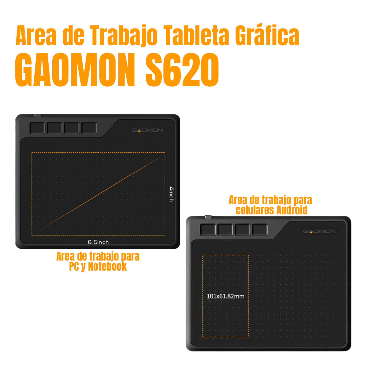 Ripley TABLETA GRAFICA GAOMON S620