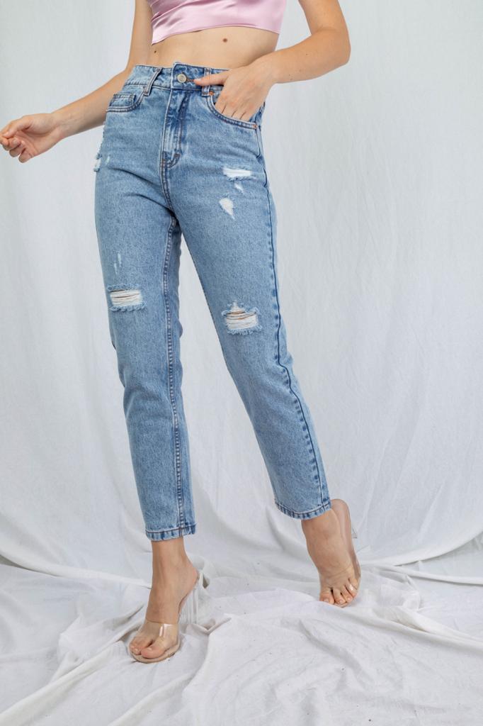 Jeans Mujer Recto Denim Negro Vintage Liola - Jeans y Pantalones | Paris.cl