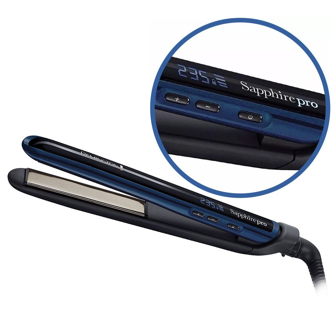 remington plancha alisador titanio sapphire pro s9510