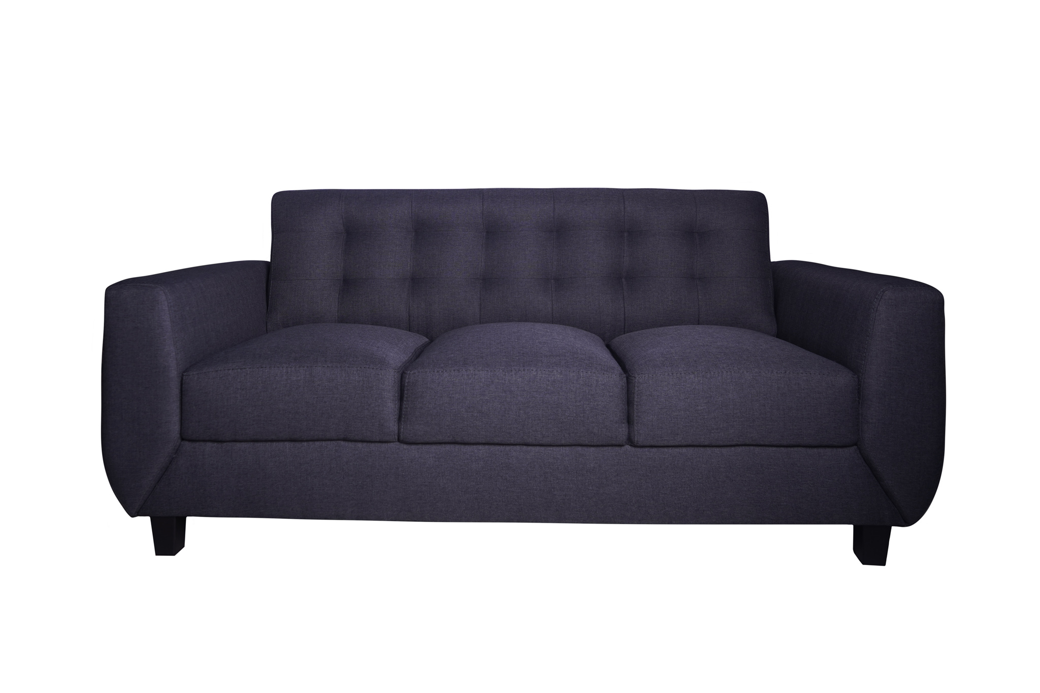 Ripley SOFA LINEA UNO MUEBLES 3 CUERPOS KIA GRIS
