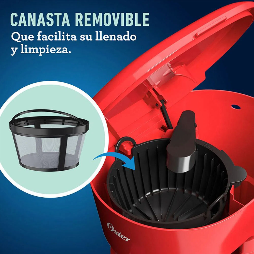 Ripley - CAFETERA OSTER 12 TAZAS FILTRO PERMANENTE BVSTDCS12R