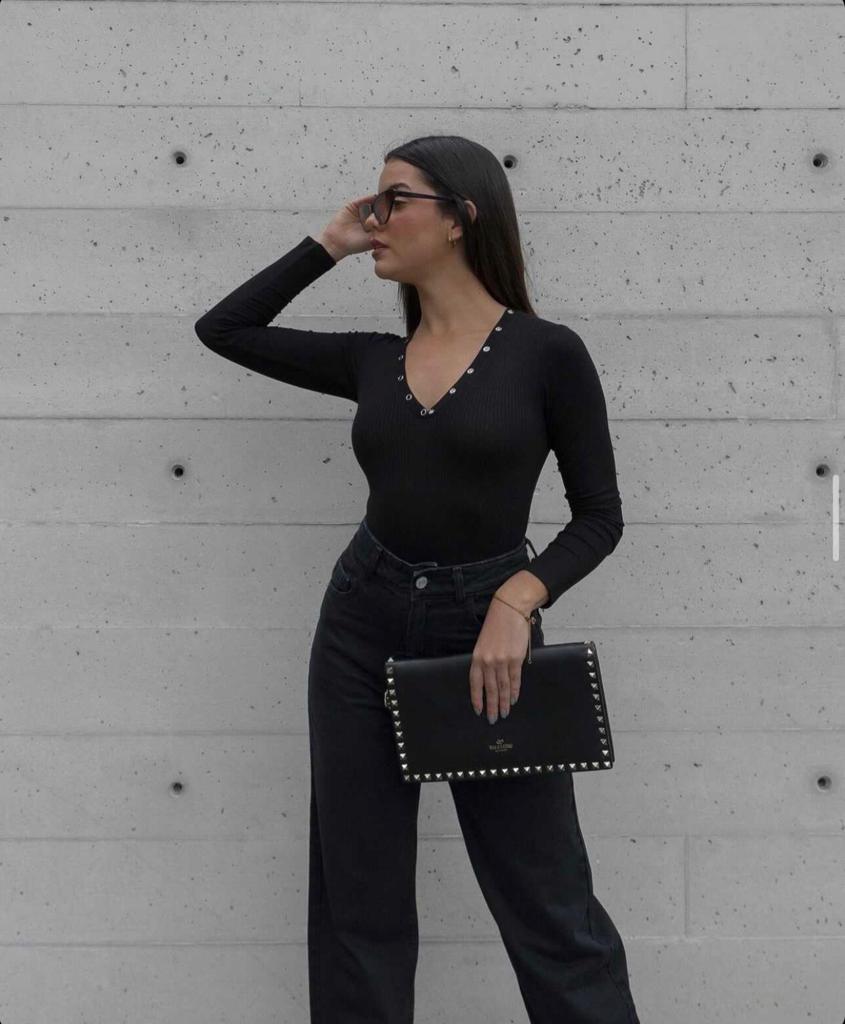 Ripley - DENIM JEAN MUJER DSHENK WIDE LEG DENIM NEGRO