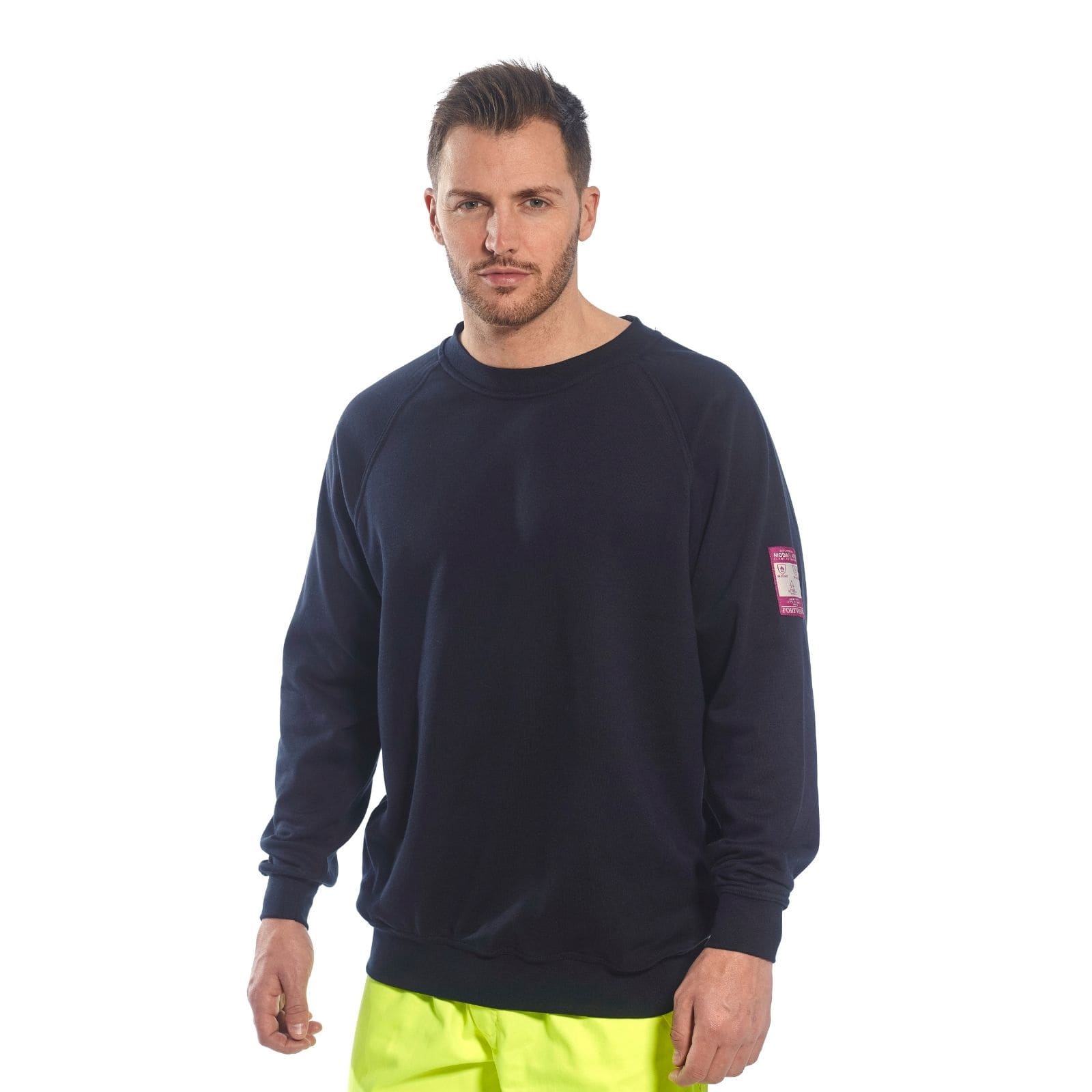 Ripley - SUDADERA HOMBRE RESISTENTE A LA LLAMA Y ANTIESTÁTICA PORTWEST FR12
