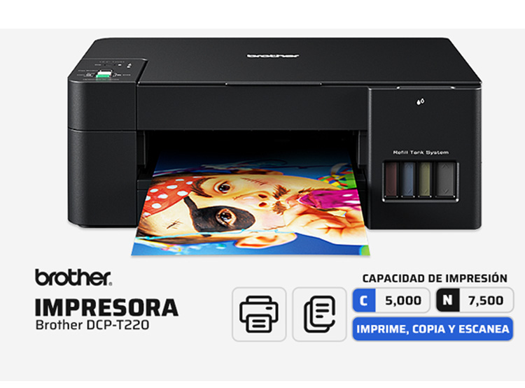 Ripley - BROTHER IMPRESORA MULTIFUNCIONAL DCPT220