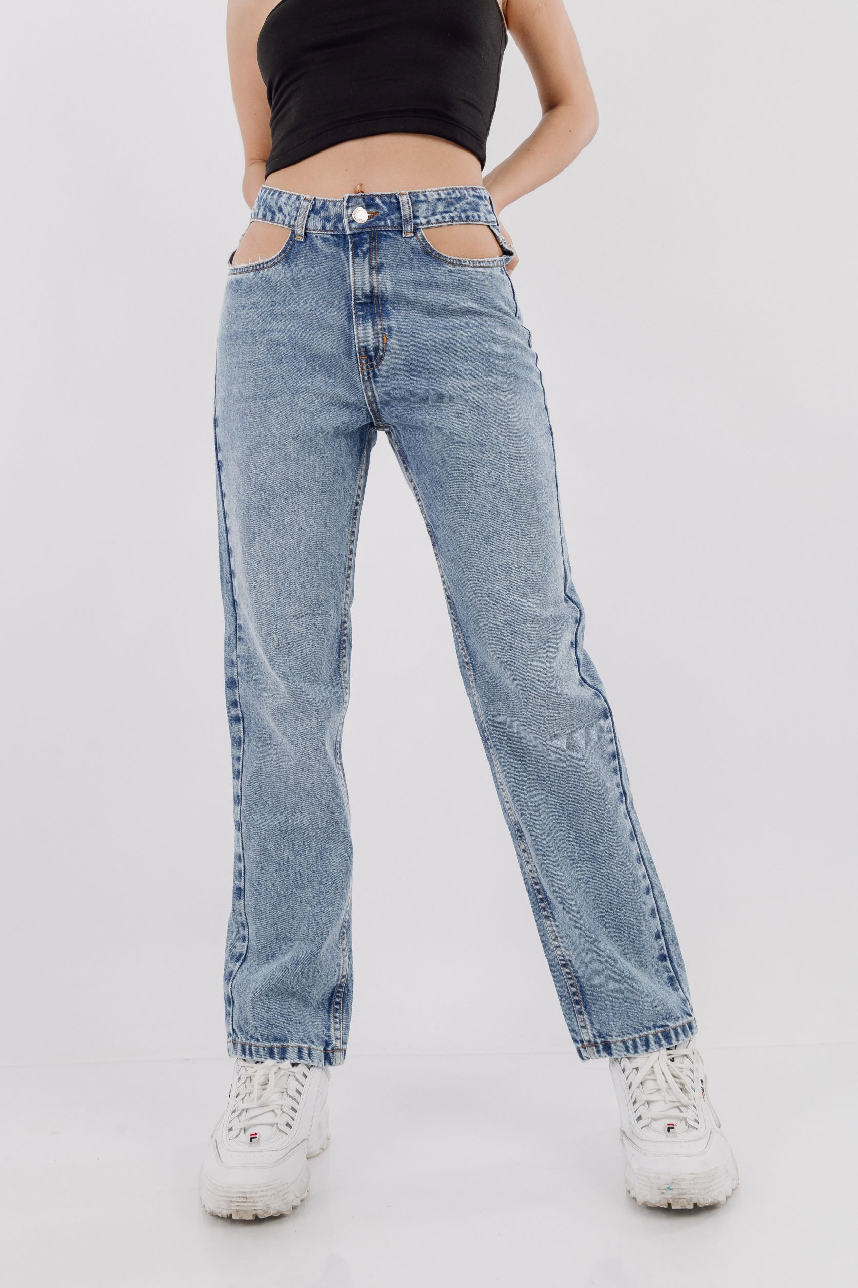 Ripley - DENIM JEAN MUJER D'SHENK JEANS TOKYO - CELESTE MAIZ