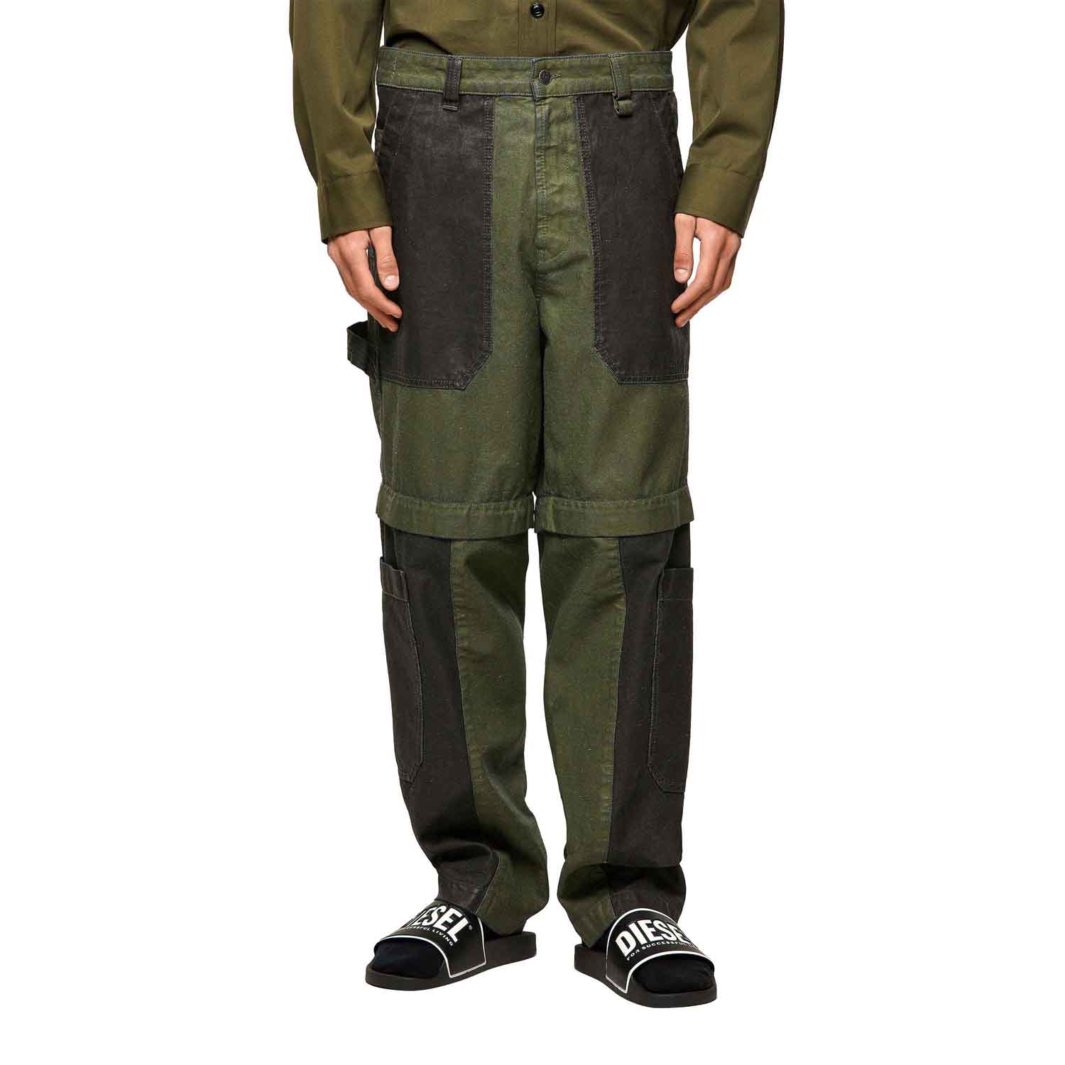 Ripley - DIESEL D-MULTY-SP1 HOMBRE PANTALONES GREEN OIL