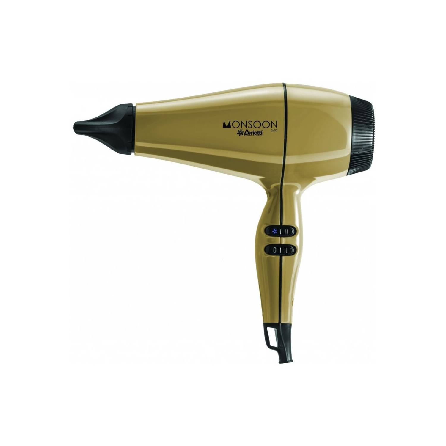 Ripley - SECADOR DE PELO CERIOTTI PROFESIONAL MONSOON 3400 VERSÁTIL  SILENCIOSO Y FIABLE MOTOR AC LARGA DURACIÓN 2000W AMARILLO