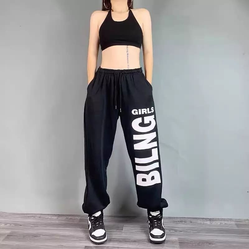 Ripley - JOGGER COREANO PEACE AND LOVE PARA MUJER ESTAMPADO OVERSIZE  HARAJUKU