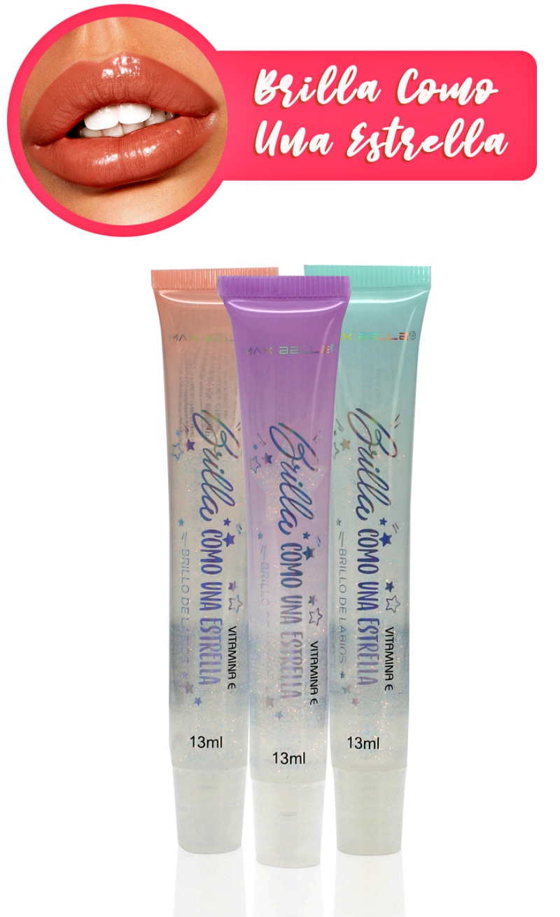 Ripley BRILLO LABIAL GLITTER BRILLA COMO UNA ESTRELLA