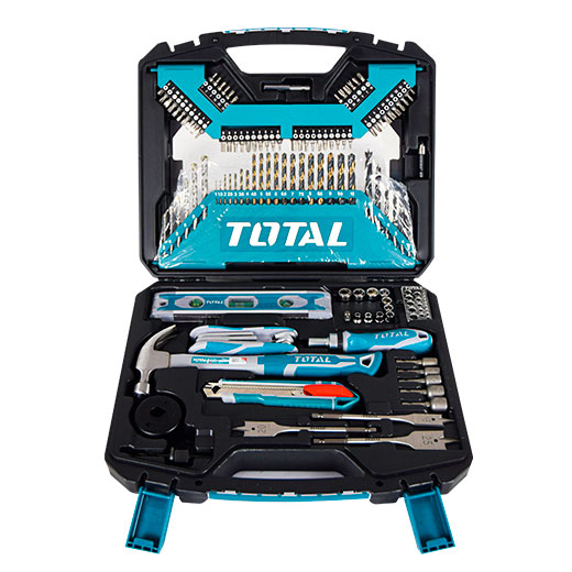 Ripley - TOTAL SET DE HERRAMIENTAS MANUALES Y BROCAS 120PZAS THKTAC01120