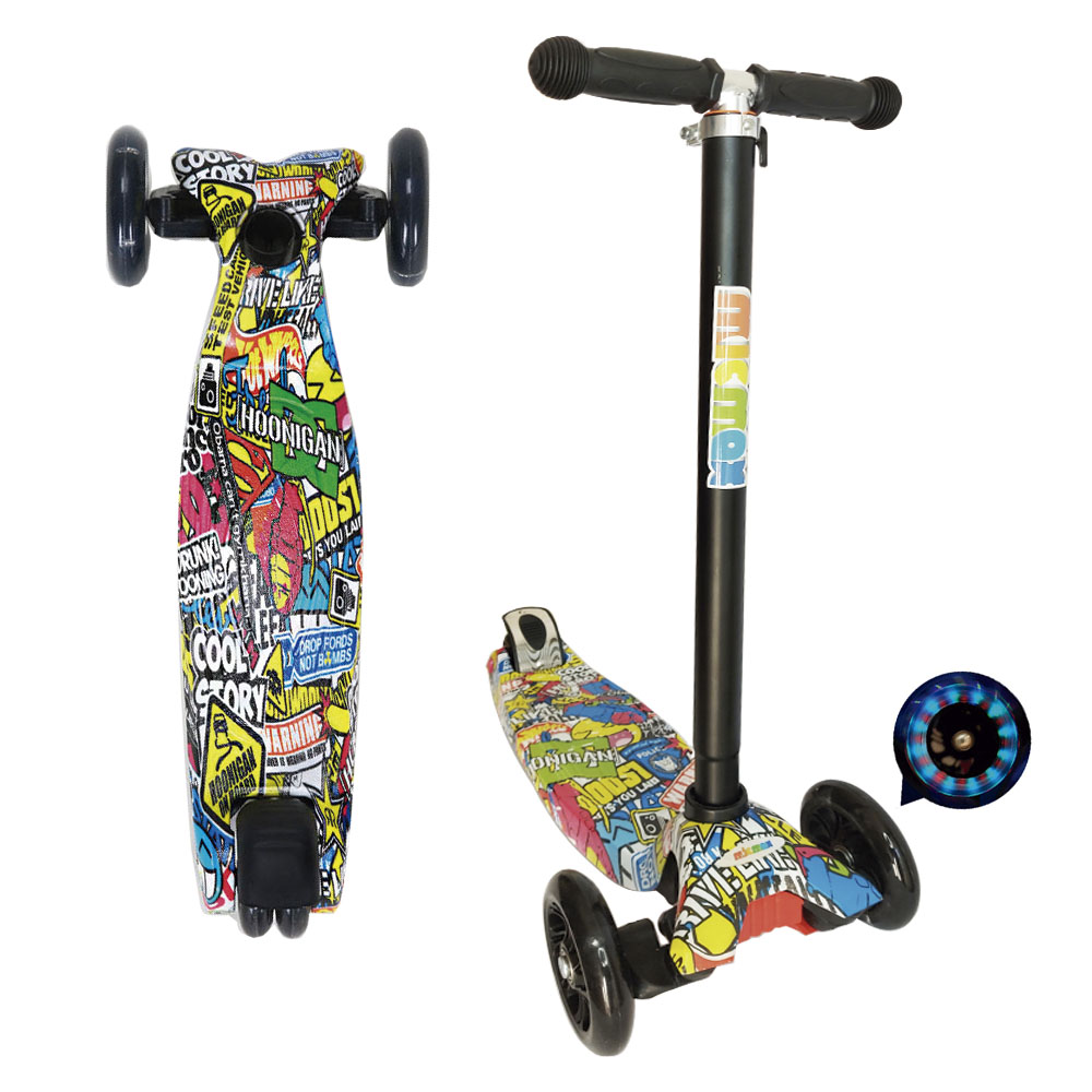 Monopatín Infantil EVO ColorBaby – 4 Ruedas Con Luces De Colores, Base Antideslizante De 56 Cm, Soporta Hasta 100 Kg, Para Niños De 5+ Años