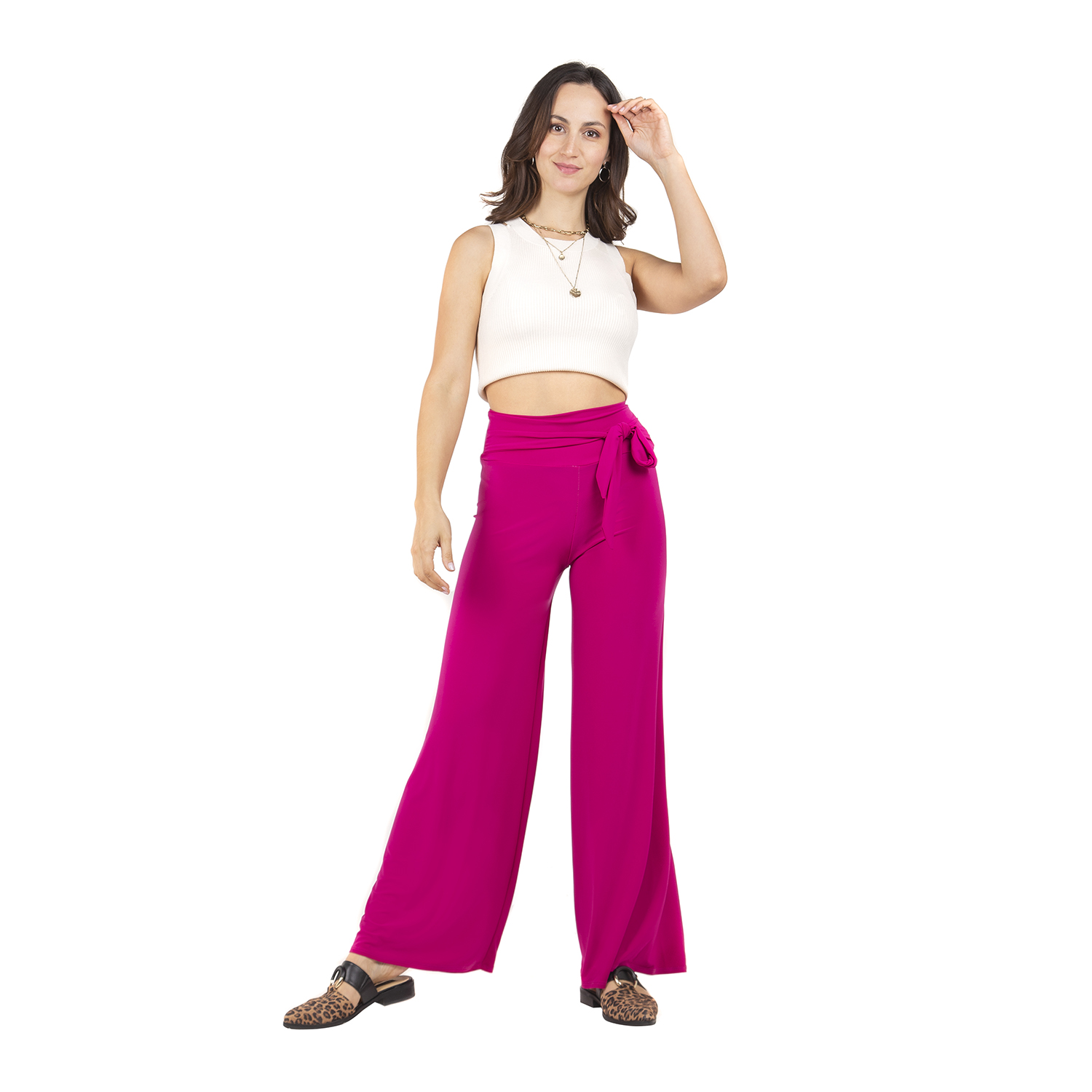 Ripley - JEANS EFESIS TIRO MEDIO PALAZZO