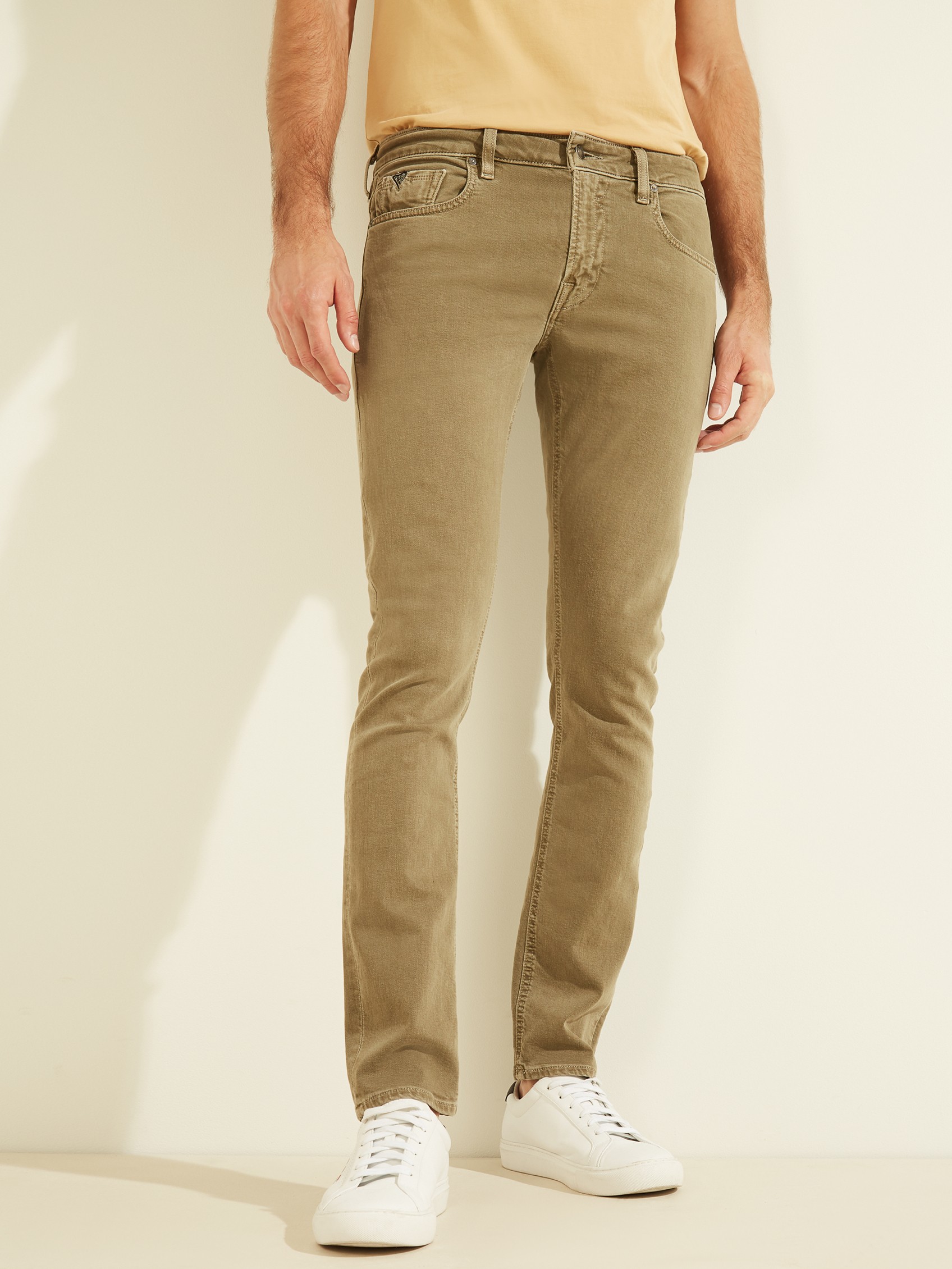 Ripley - JEANS ES SKINNY CLASSIC SLA VGCG CAFÉ GUESS