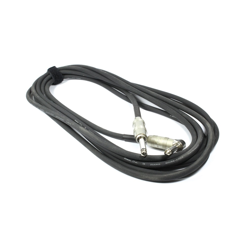 Ripley - CABLE GUITARRA 20AWG 4.5MT 1/4 MONO 1/4 MONO CURVO KIRLIN