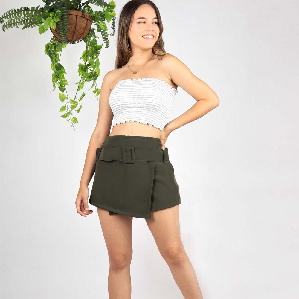 Ripley - FALDASHORT MUJER MILAN AMARIS VERDE