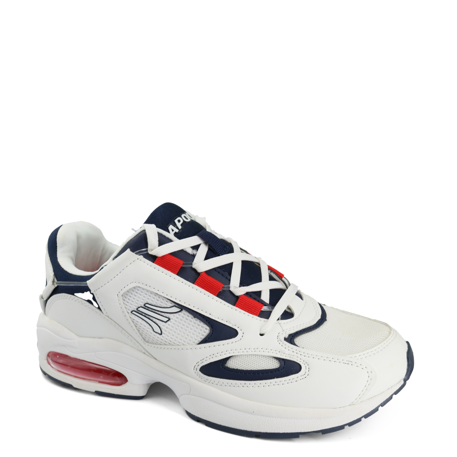 Ripley - ZAPATILLAS CAPSULA DE AIRE RUNNING HOMBRE AH20-02 BLANCO MARINO