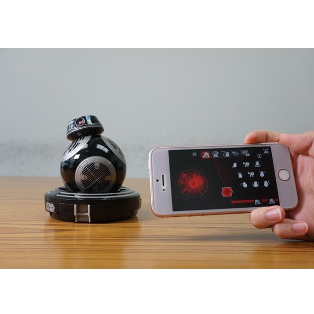 Ripley ROBOT SPHERO BB9 DROIDE CON DROID TRAINER STAR WARS NEGRO