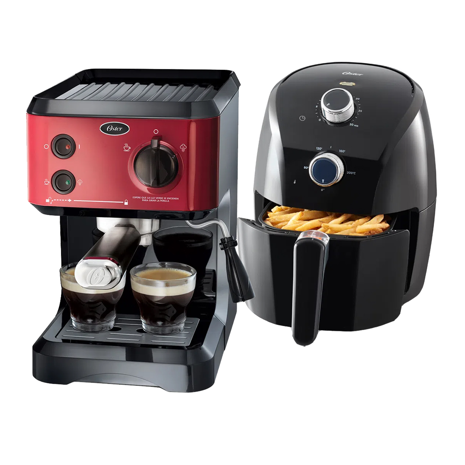 Ripley - OSTER COMBO MINI FREIDORA CKSTAF15B+CAFETERA BVSTECMP65R