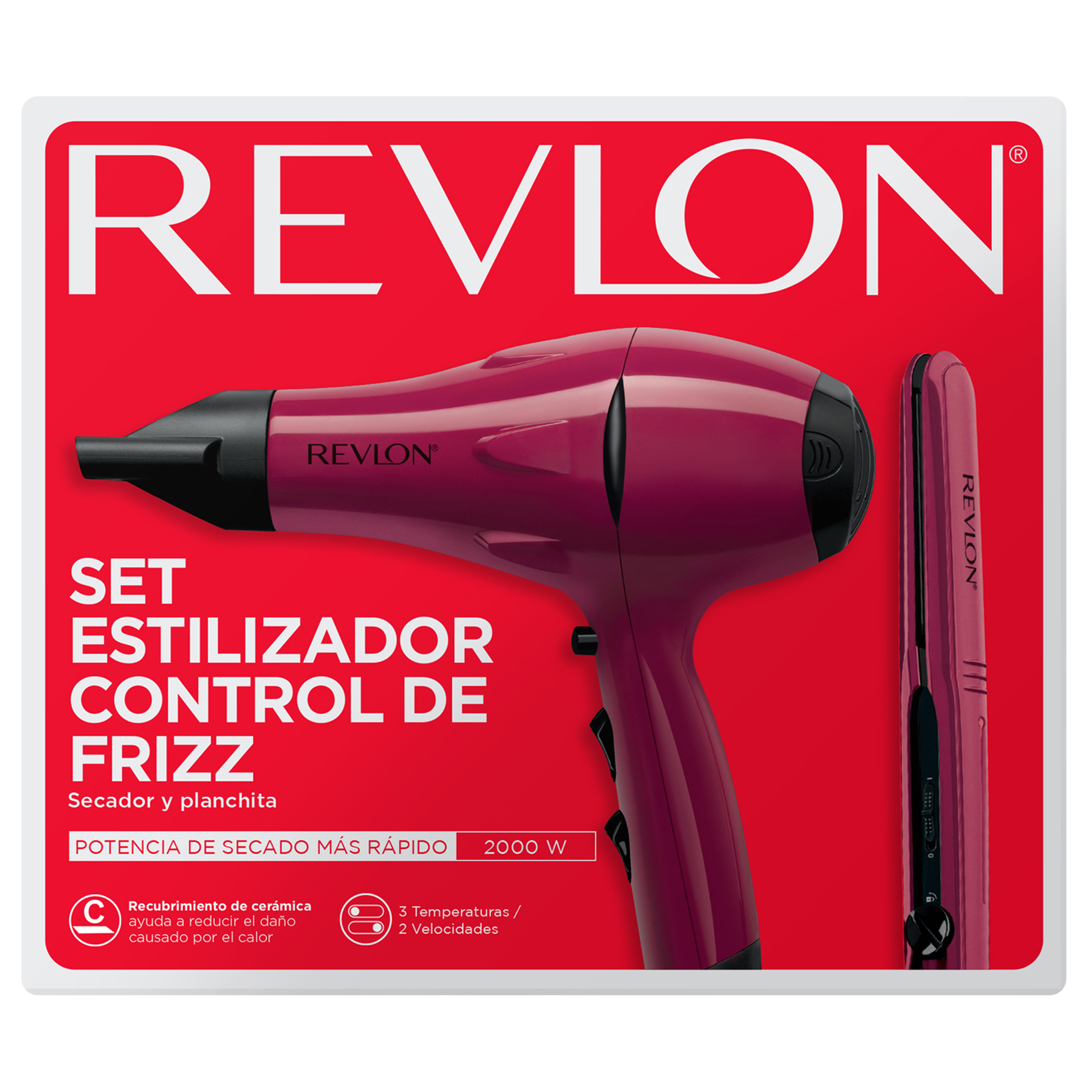 revlon secador control del frizz essentials