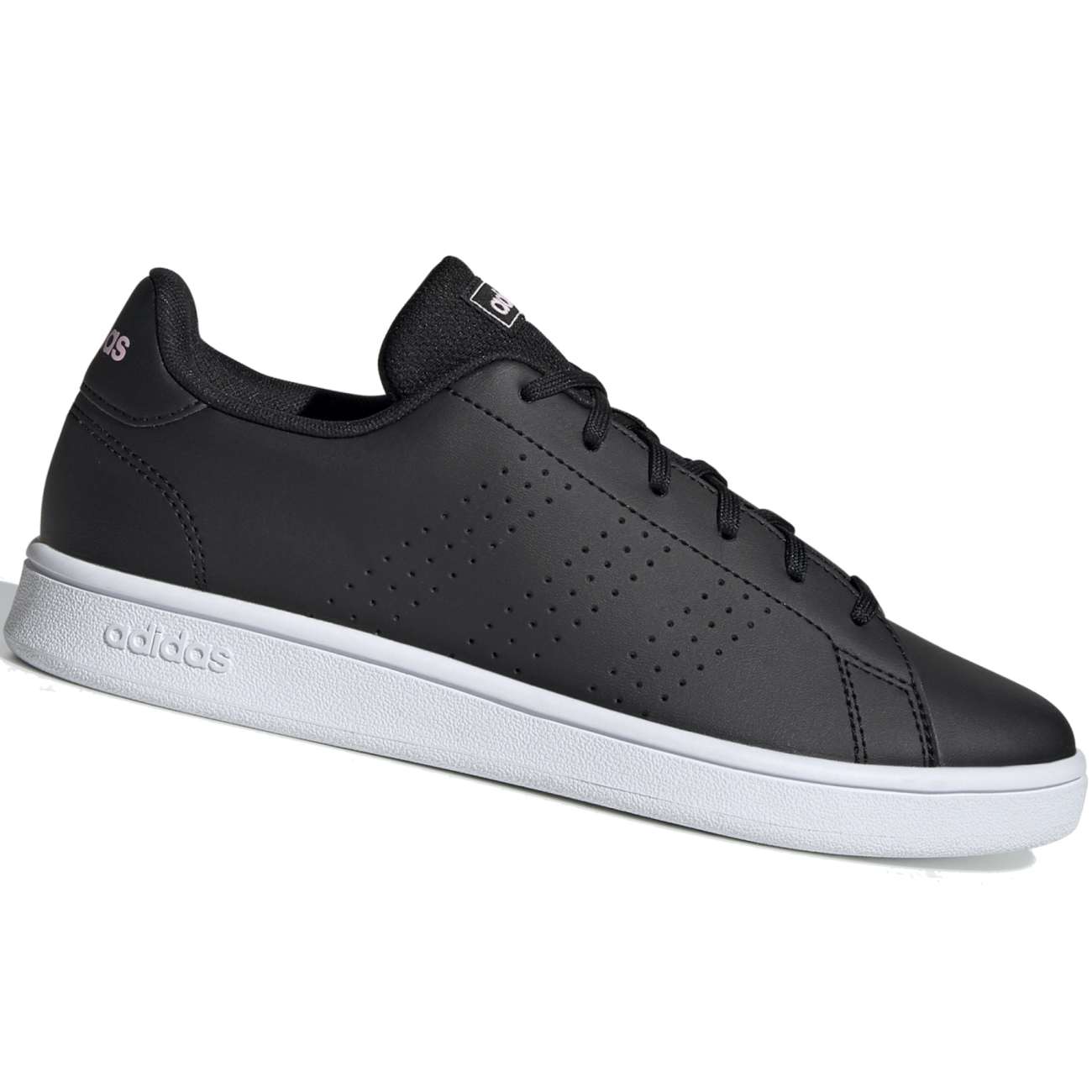 Ripley - ADIDAS ZAPATILLAS PARA MUJER ADVANTAGE BASE - NEGRO/ROSA