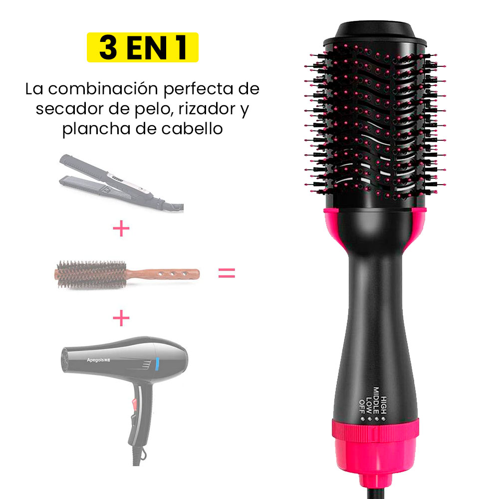Ripley - CEPILLO SECADOR 3 EN 1 ONE STEP